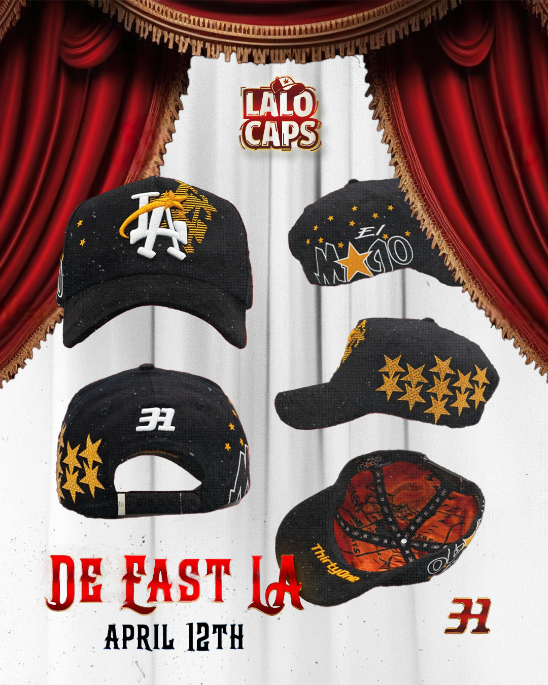 DE EAST LA - THIRTY ONE HATS