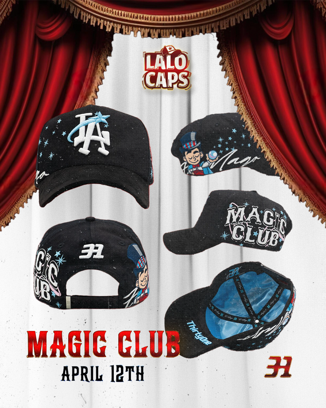 Magic Club - Thirtyone Hats - Full Set