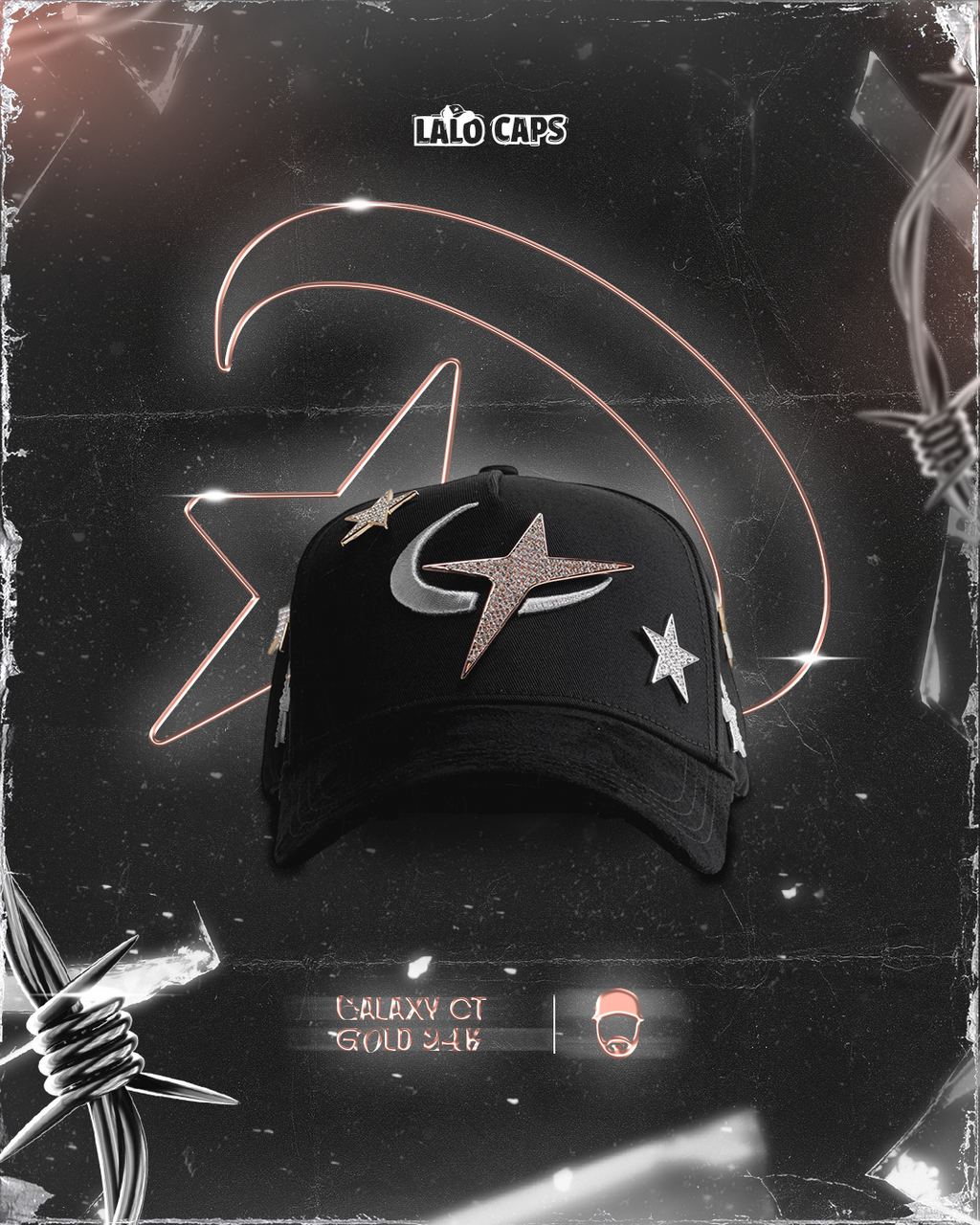 GALAXY CT GOLD - BARBS HATS